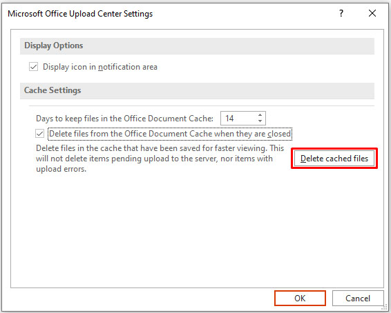 How to Clear The Excel Cache
