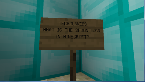 What Is The Spoon Icon In Minecraft