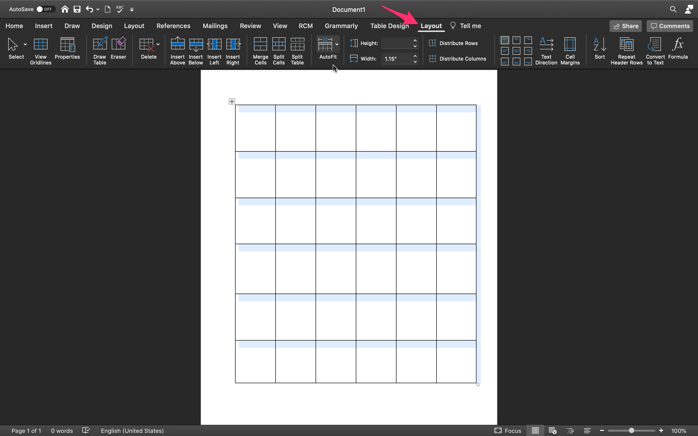 How To Fit A Table To The Page In Microsoft Word