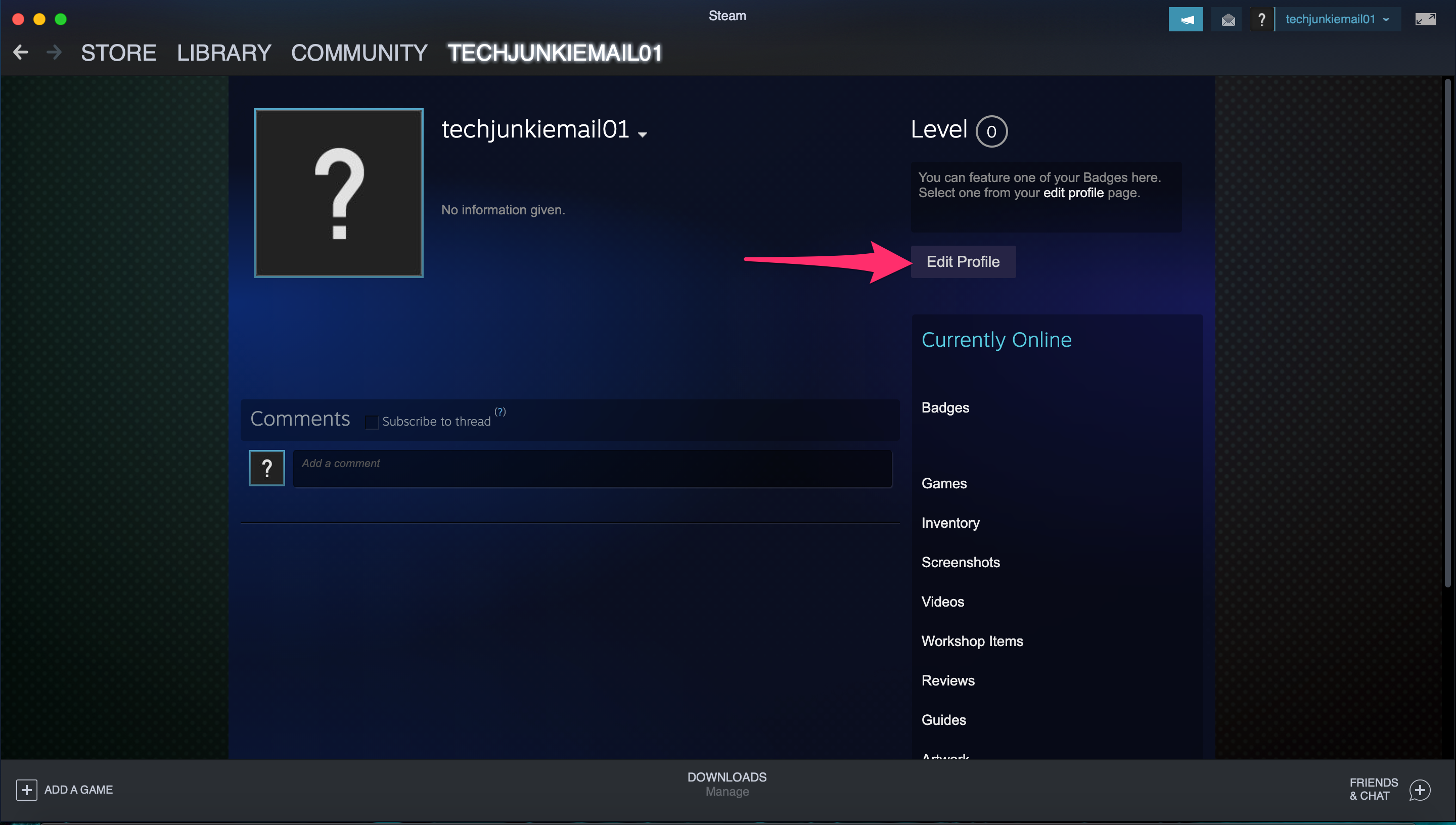 steam verifying login information error