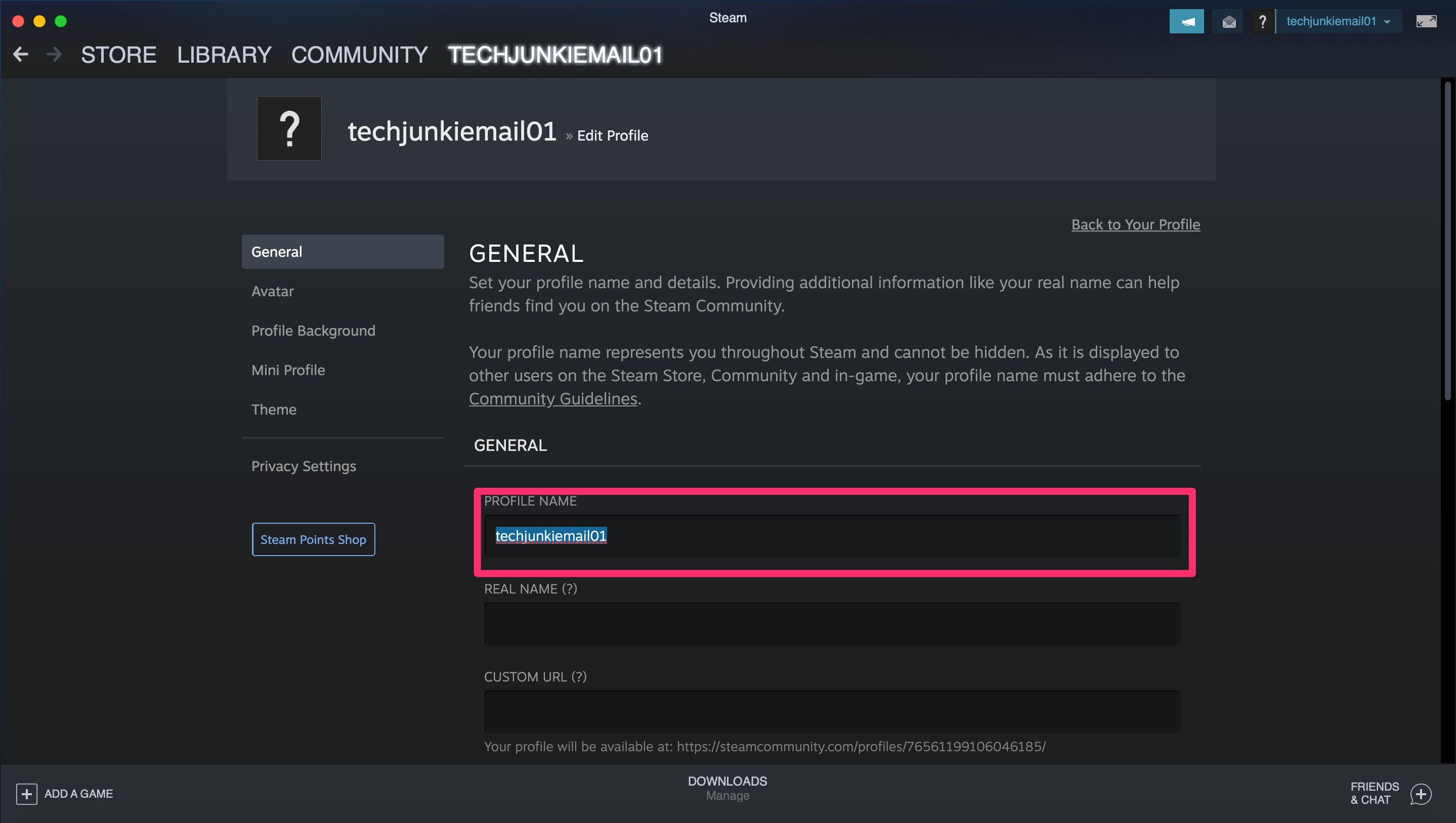 How To Change your Steam Account Name