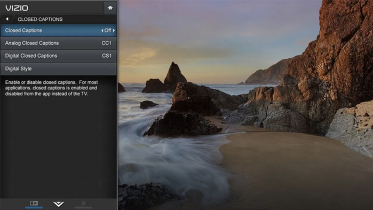How To Turn Off Captions On Vizio Tv