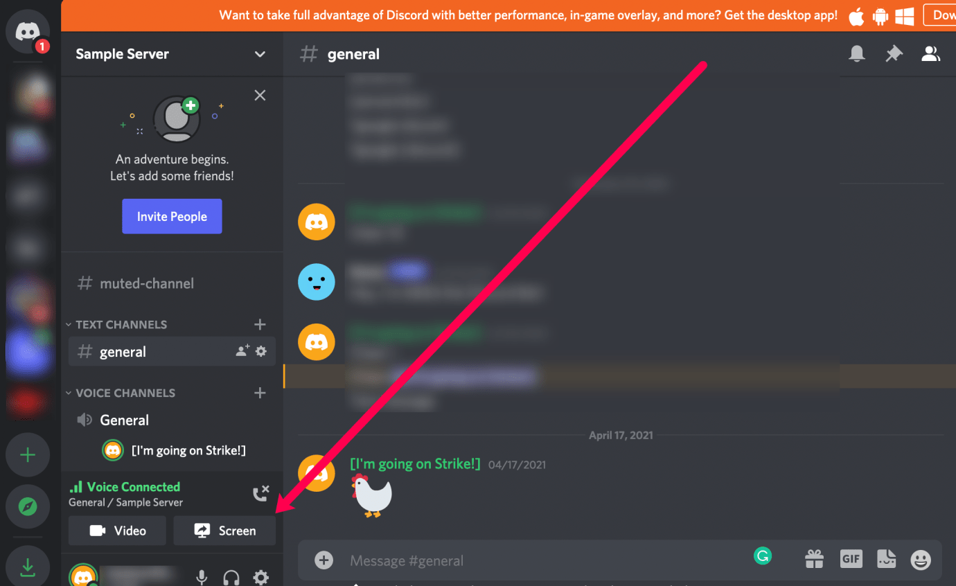 How To Enable Screen Share In Discord