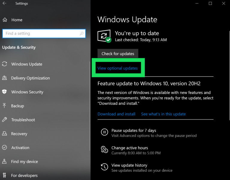 How To Install and Update Drivers in Windows 10