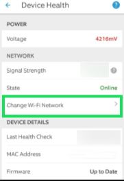 Changing Wi-Fi network of your Ring doorbell