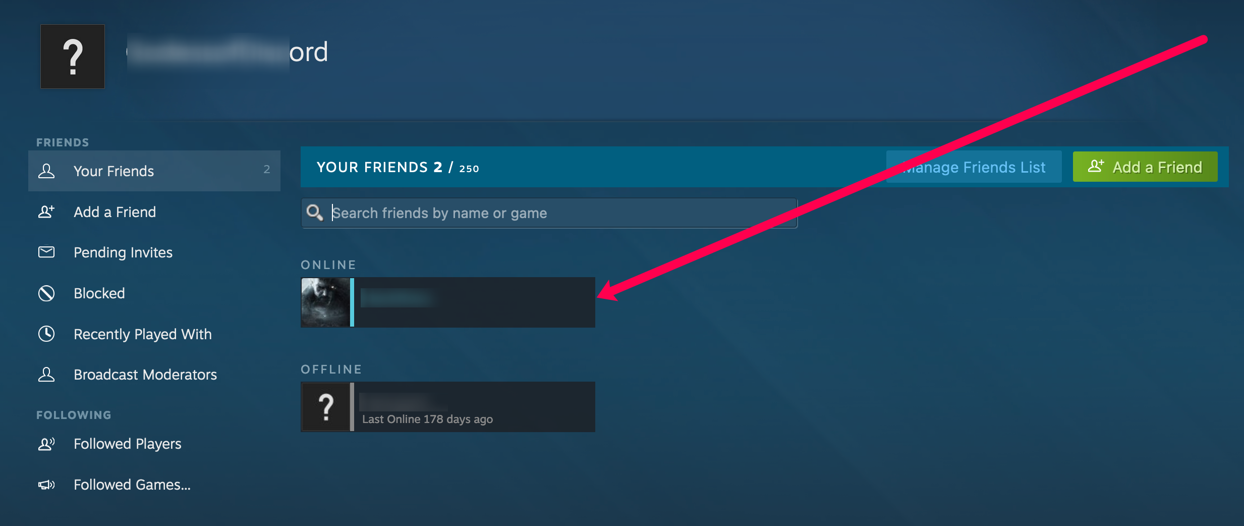 how to view a friends wishlist on steam?