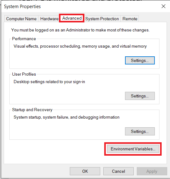 System Properties