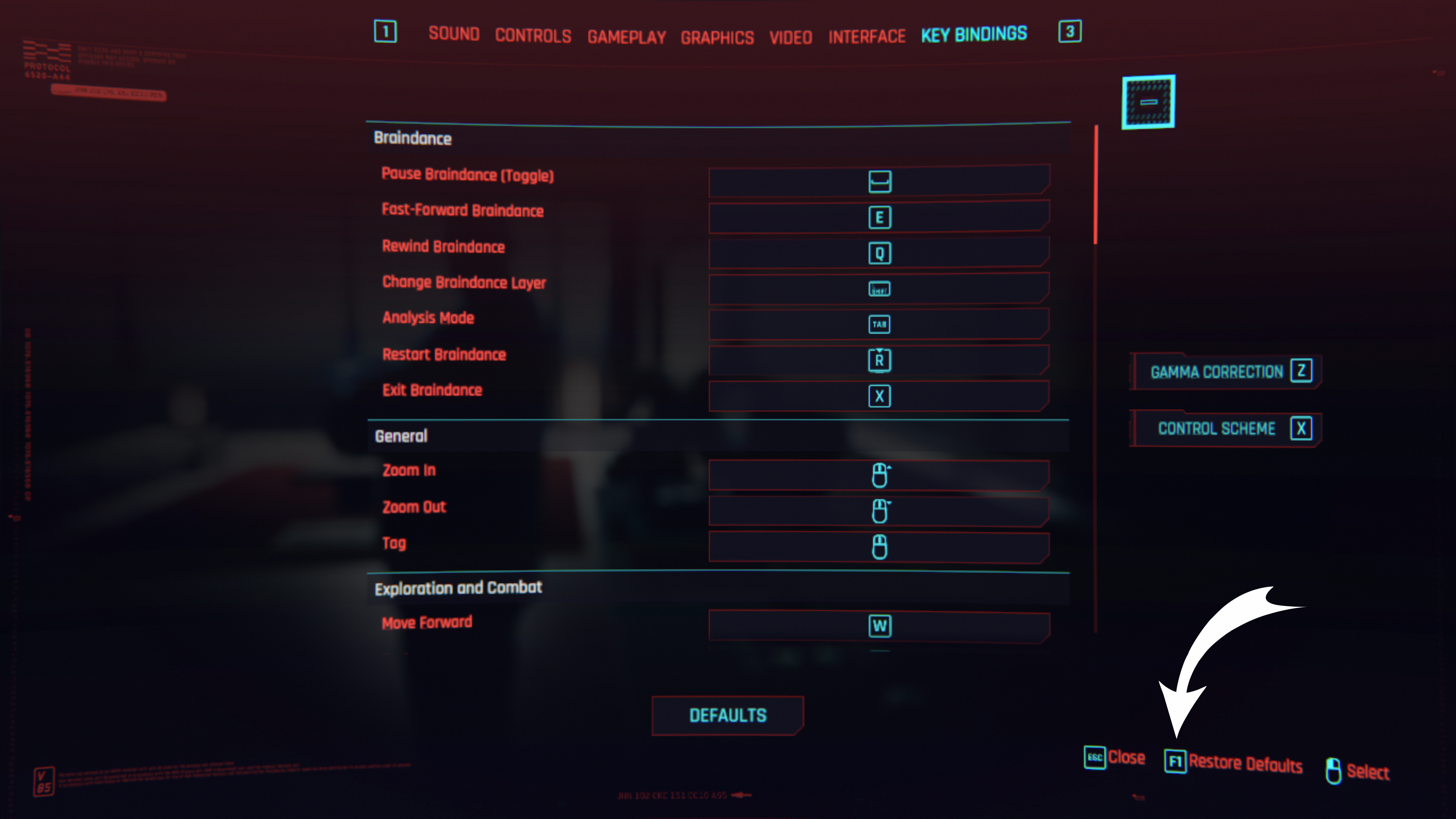 Cyberpunk settings menu фото 60