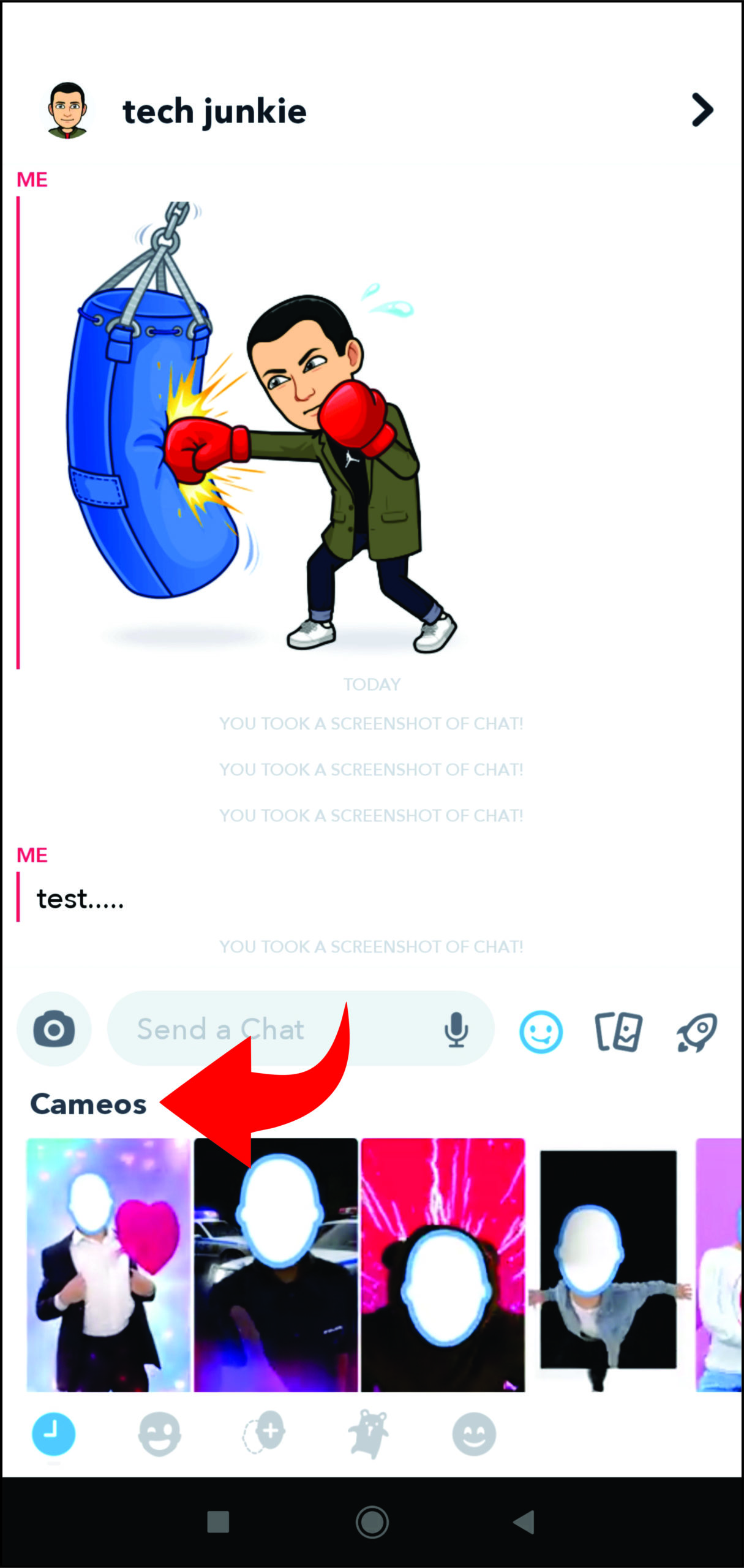 How to Change your Cameo Picture or Friend in Snapchat