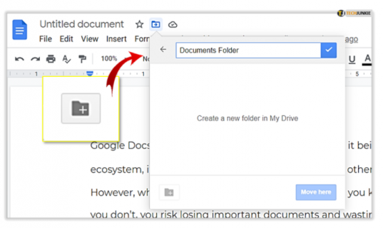 How to Make a Folder in Google Docs