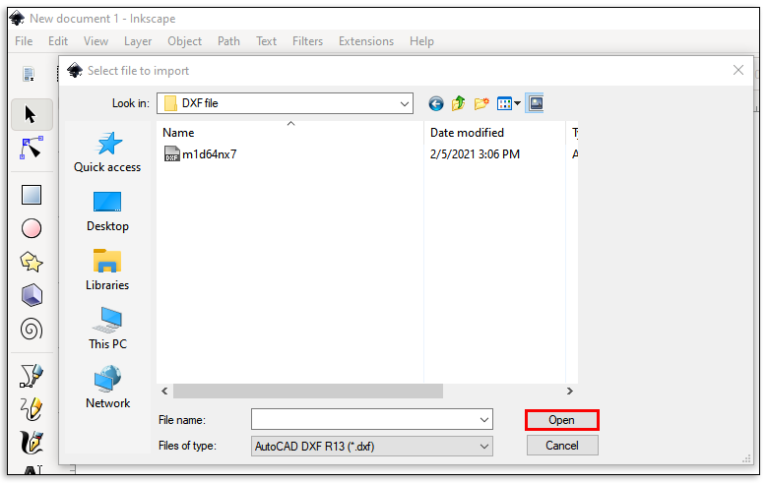 How to Open a DXF File