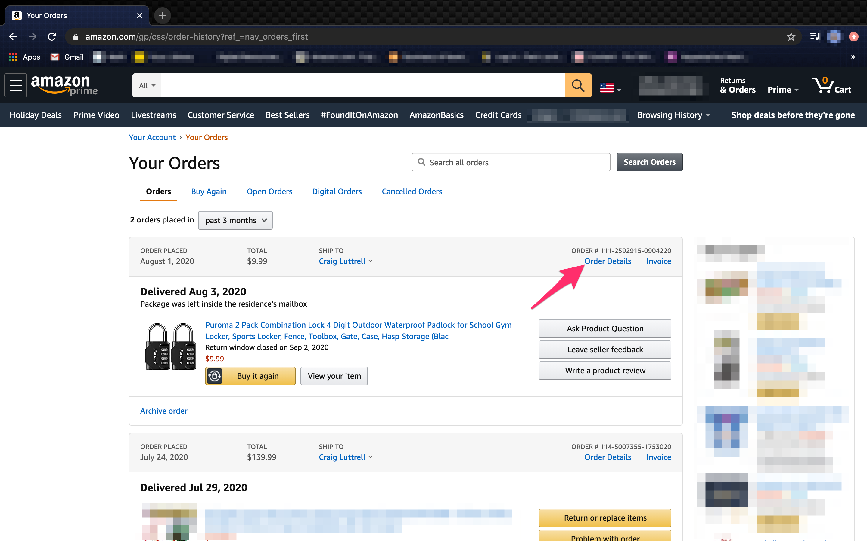 How to hide shipping address on amazon wishlist