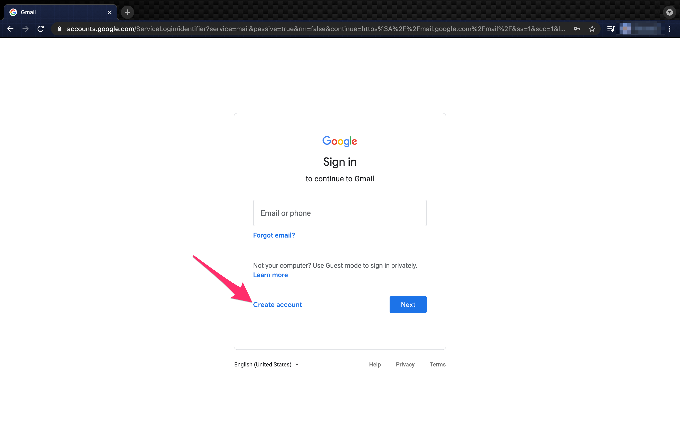 Gmail sign up without How to