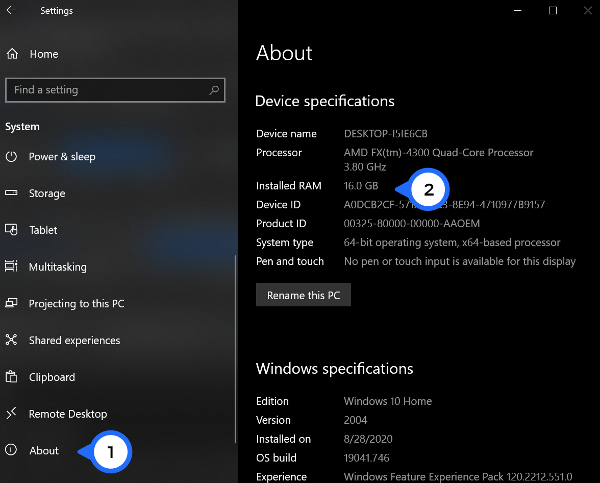 Observation handle Hound How to Find Your RAM Speed, Type, and Size on Windows 10 and macOS