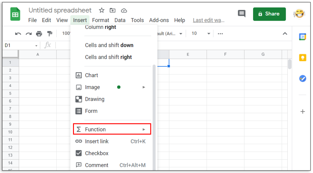 How to Calculate Range in Google Sheets