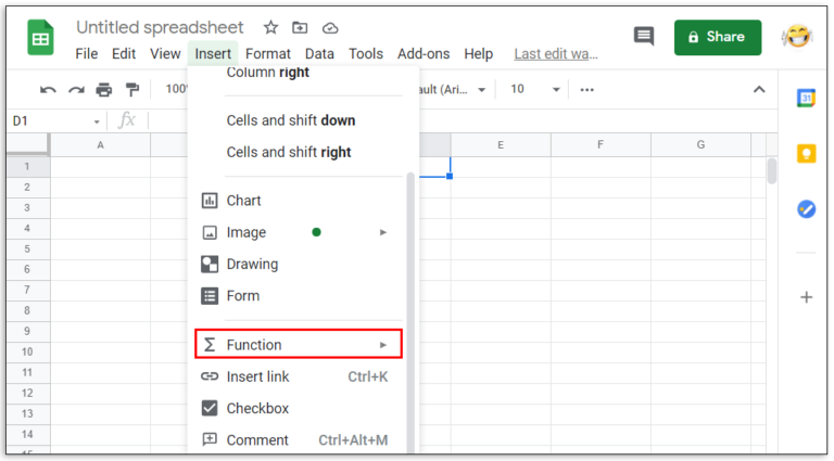 How to Calculate Range in Google Sheets