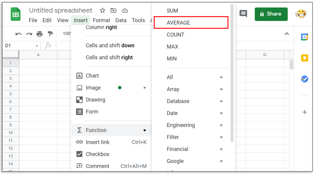 How to Calculate Range in Google Sheets