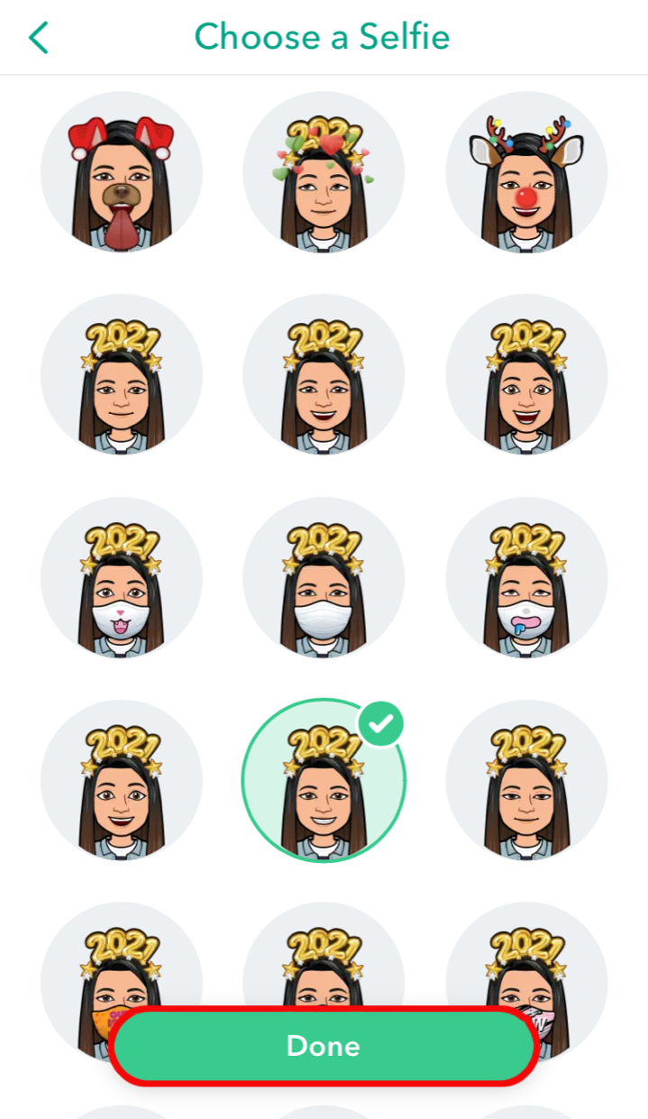How To Change Bitmoji Expression Using either the mobile bitmoji app