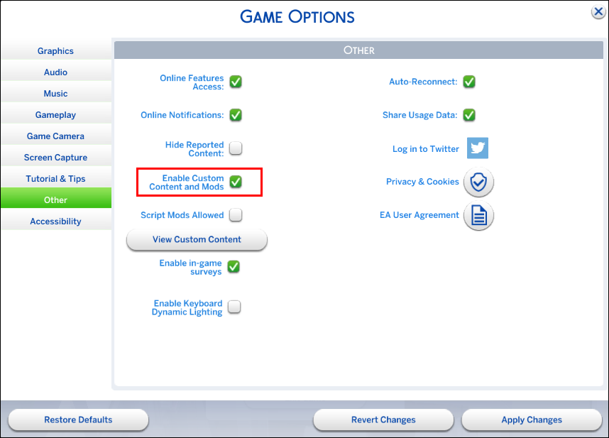 mods folder sims 3 dont