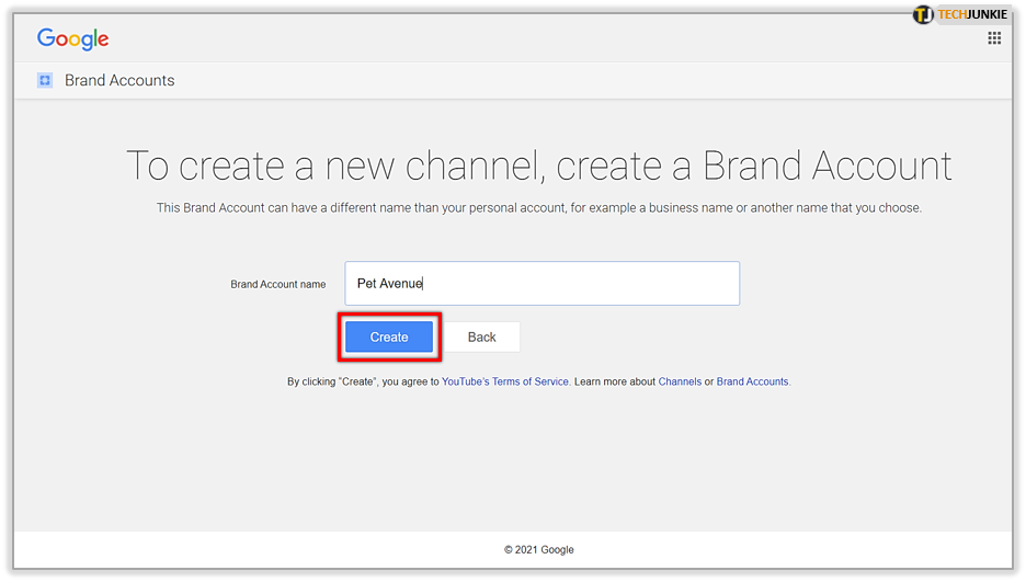 How to Create a Personal  Channel or Brand Account
