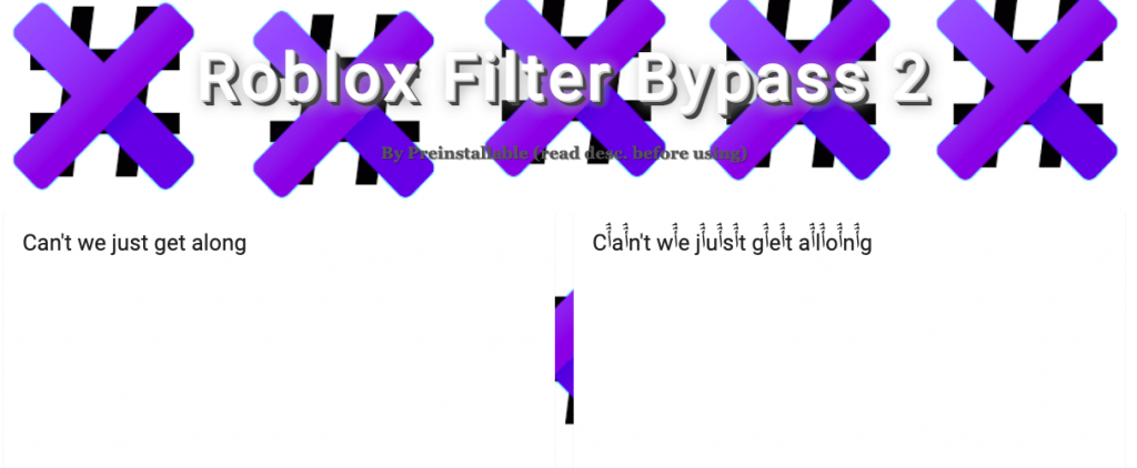 How To Bypass Filters In Roblox - roblox glitcher leak filtering enabled