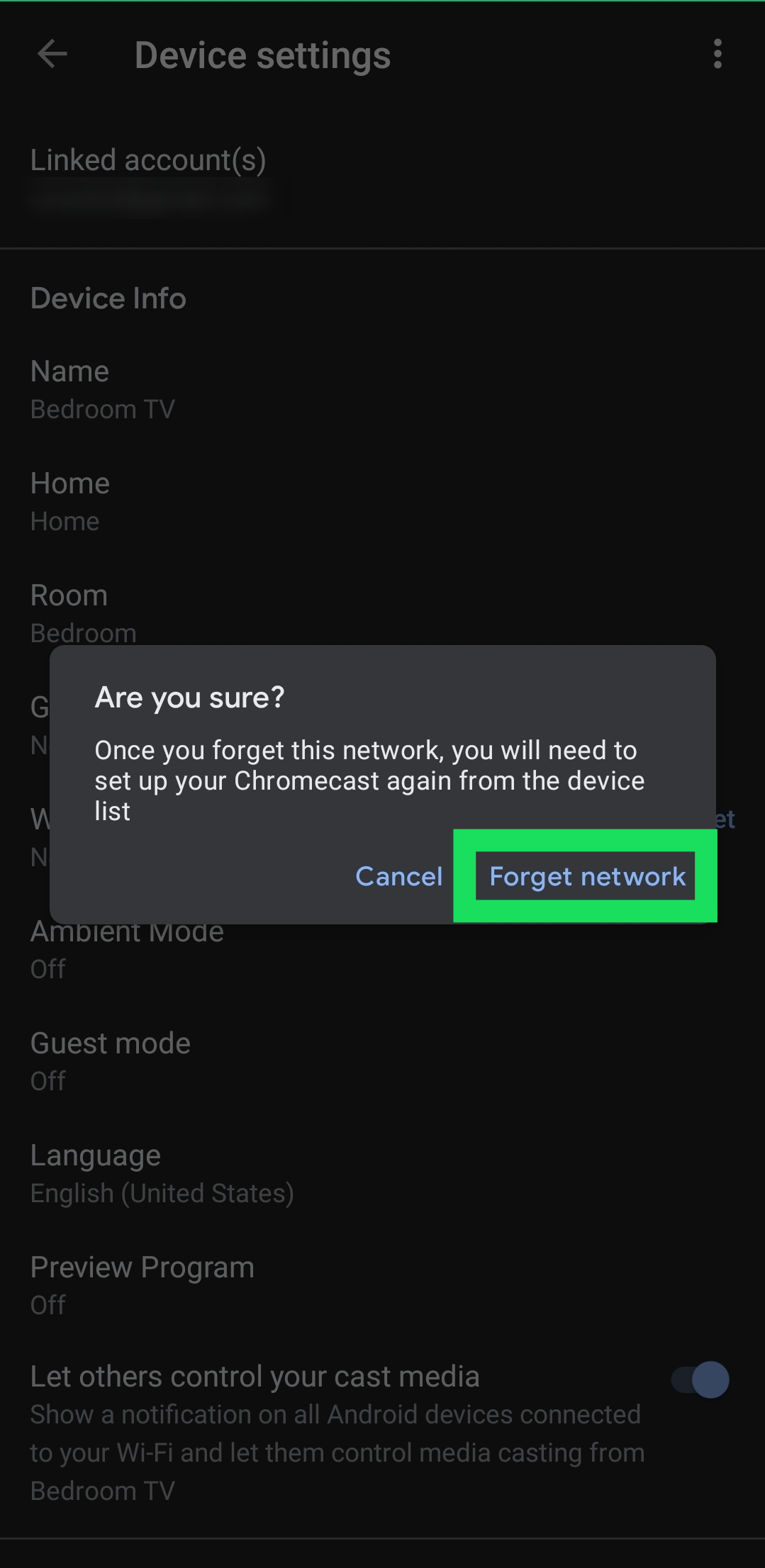 Mark lungebetændelse Rust How to Change Your Chromecast to a New Wi-Fi Network