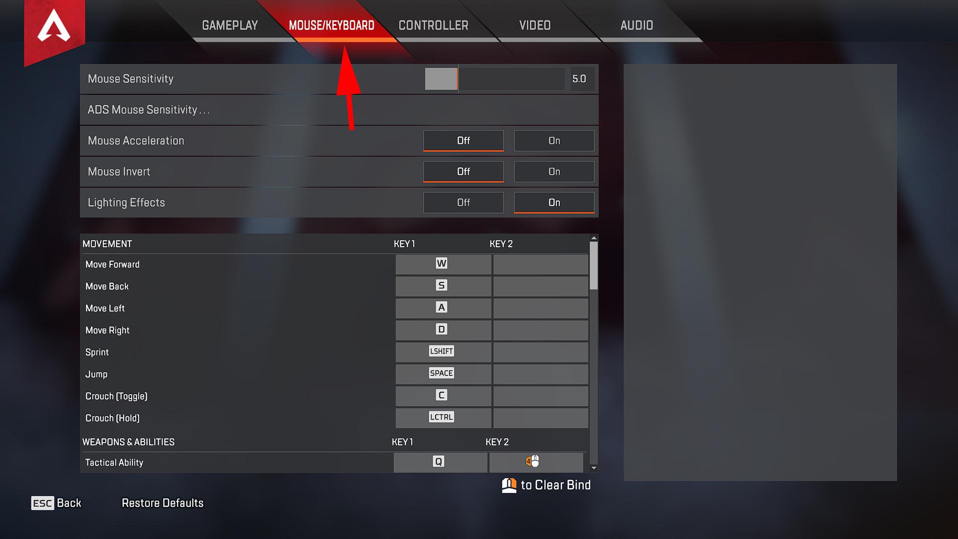 How to Turn Off Toggle Aim Apex Legends