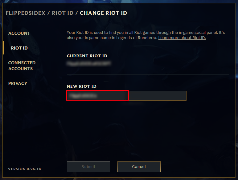 How to change Riot Games Username, Password, Tagline, etc.