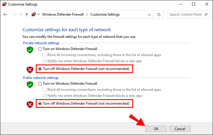 lectura salam Neașteptat  How to Turn Off the Windows Firewall