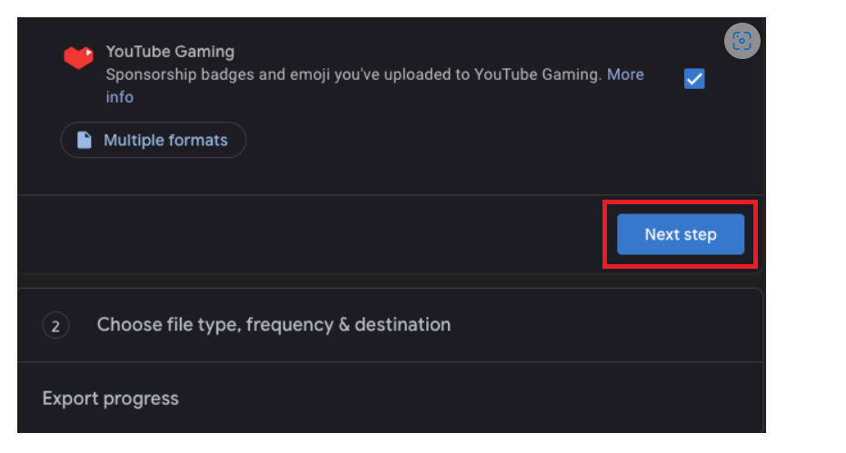 Google Account - Data Download
