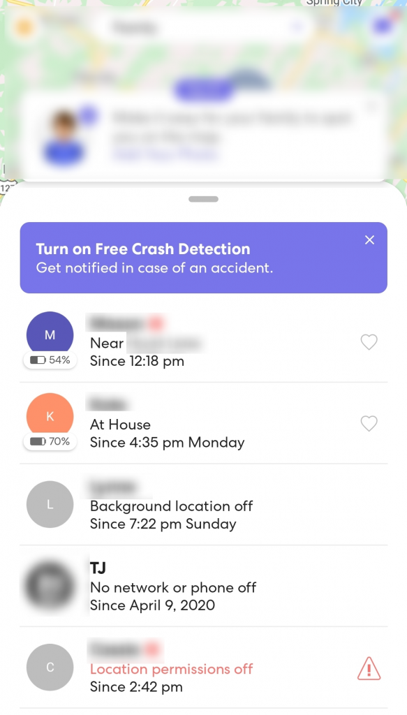 Does Life360 track your location if your phone is off?
