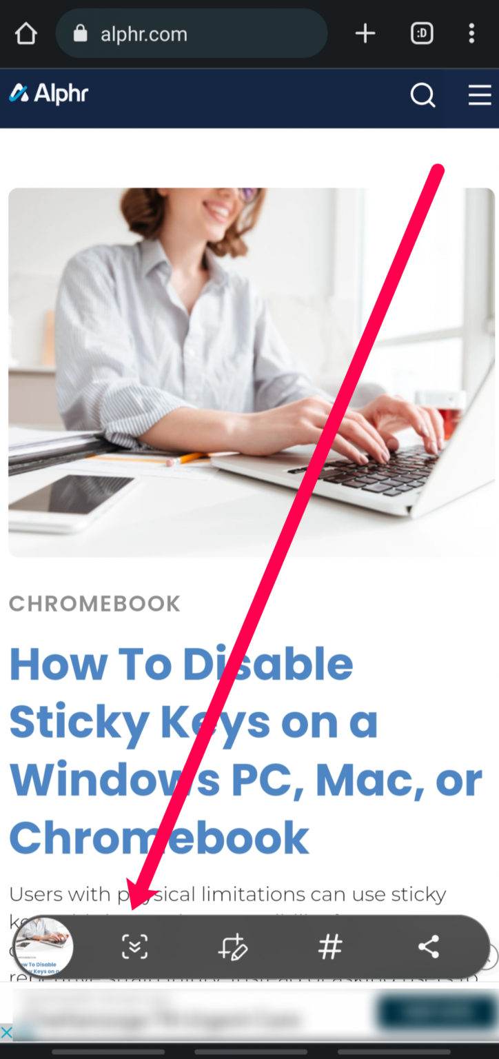 How to Take a Scrolling Screenshot of a Website in Chrome