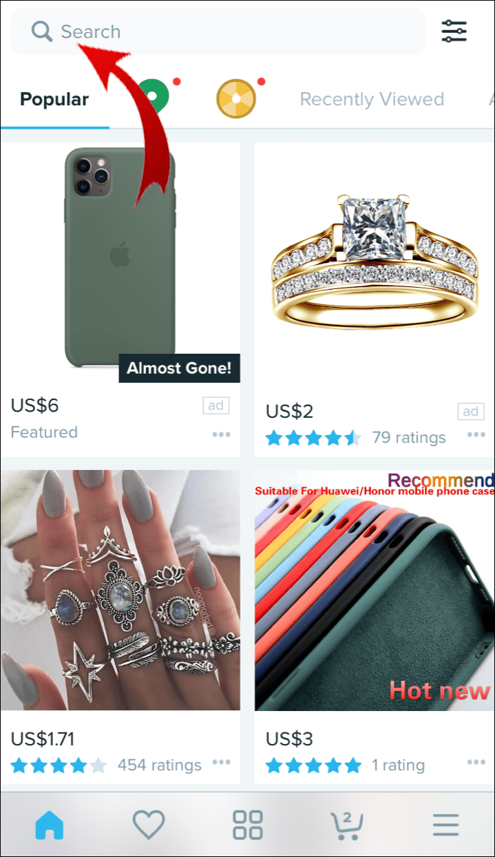 How To Sort By Price In The Wish App