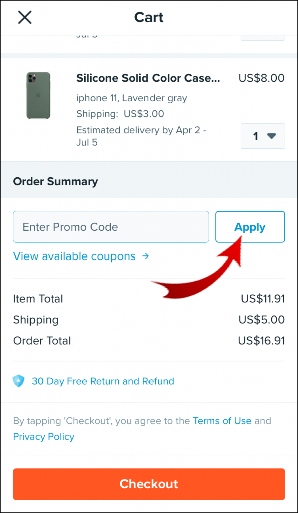 How to Sort by Price in the Wish App