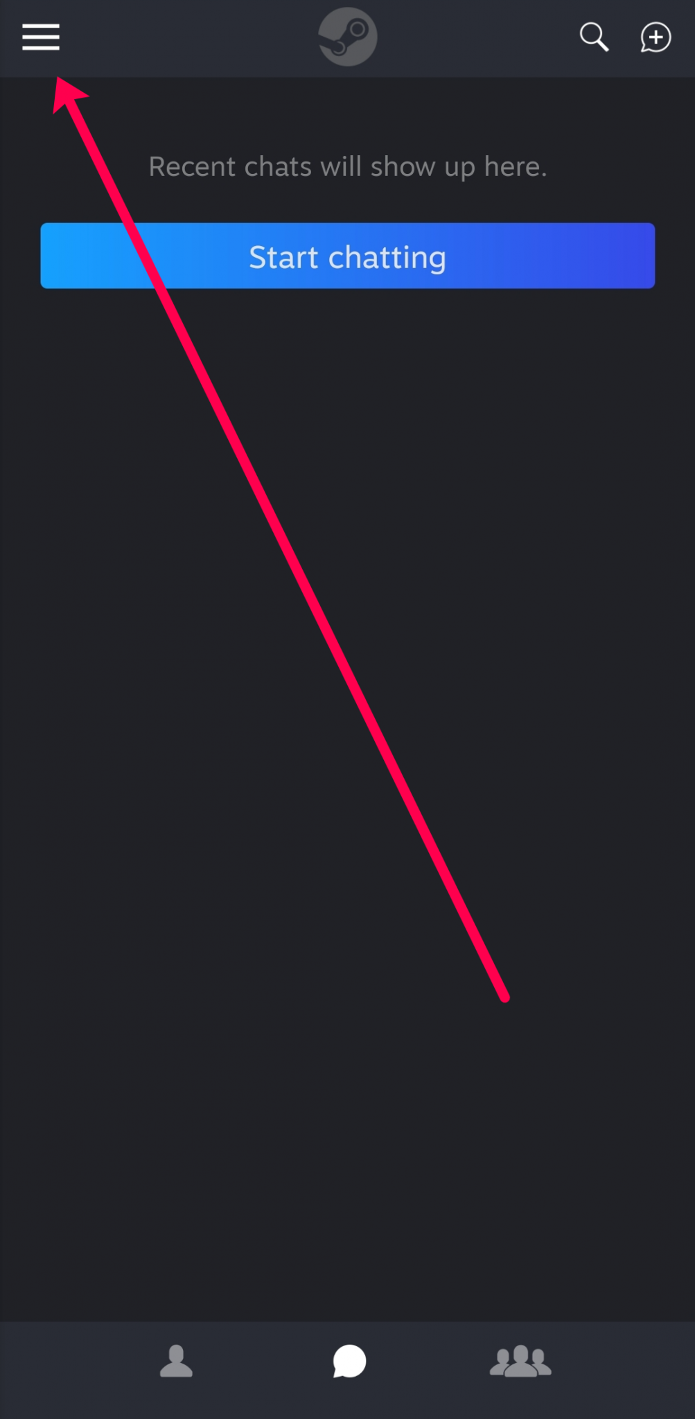 HOW TO APPEAR OFFLINE ON STEAM APP MOBILE visual data 2