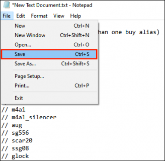 How to Create a CFG File