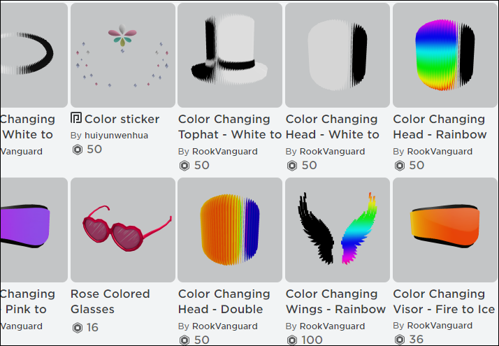 How To Make Hair In Roblox - roblox brown vertex color code