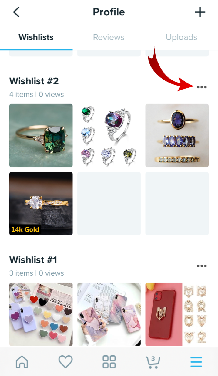 Share how wish to wishlist on ▷ How