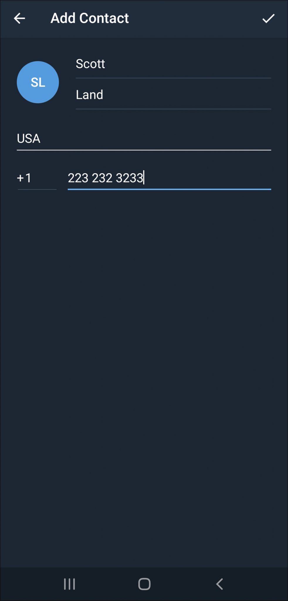 How to Add a Contact in Telegram