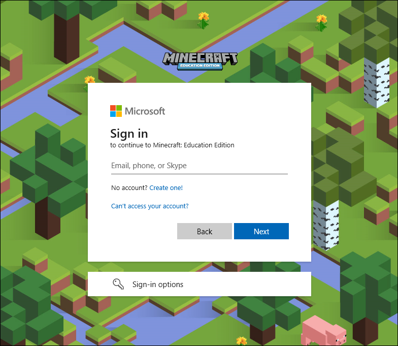 now useing minecraft education edition in google classrooms