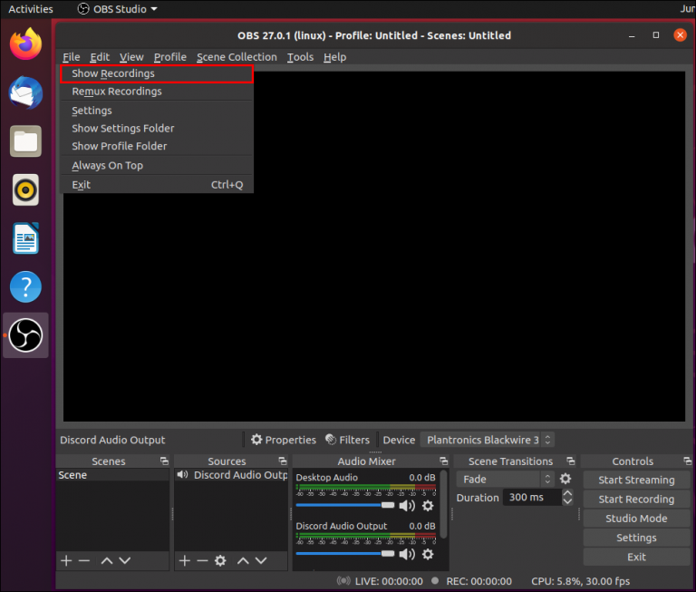 How to Record Discord Audio in OBS