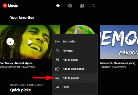 How to Add Multiple Songs to a YouTube Music Playlist