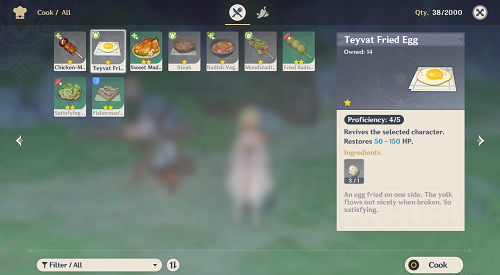 heal party on genshin impact