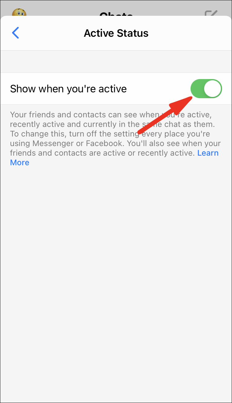 Chat facebook does now turn off someone on you if Here's How