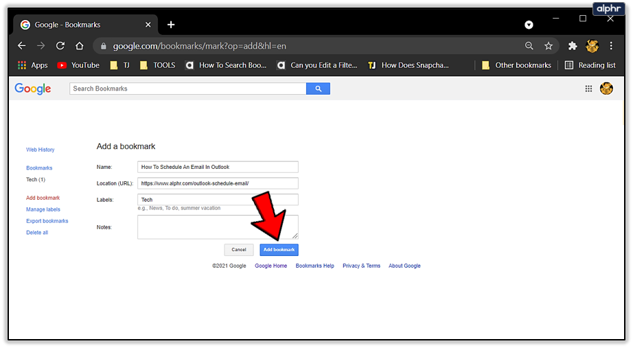 How To Search Bookmarks in Chrome