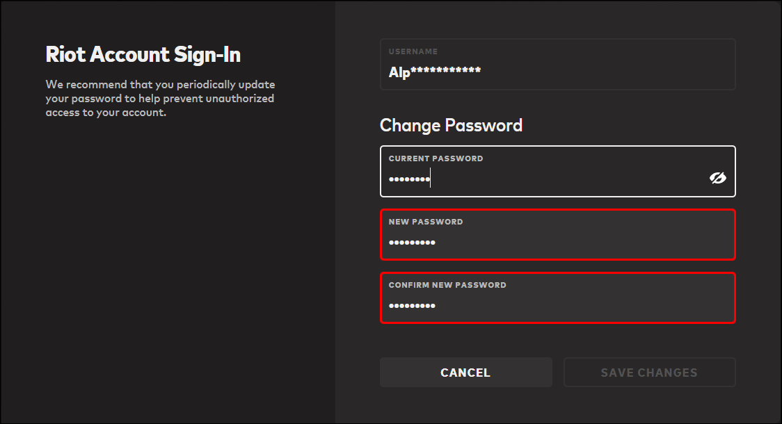 How To Change Password In League Of Legends