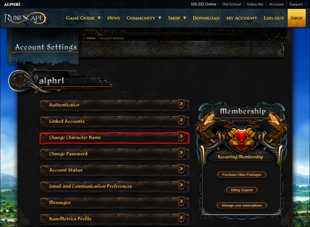 How to Change Names in Runescape