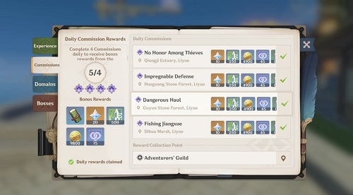 Friendship on Genshin Impact