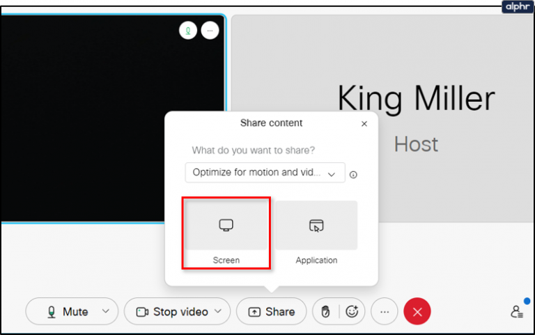 How to Share Video with Sound in Webex