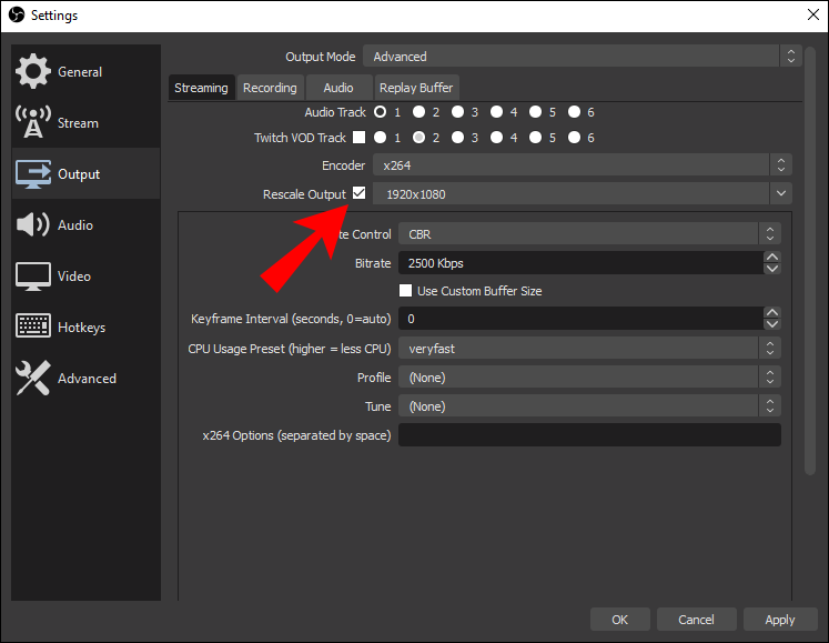 Obs video settings for twitch perburger